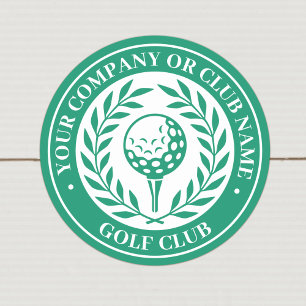 Classic Golf Custom Name Sticker Name Green