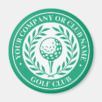Classic Golf Magnet Custom Name Green Gift