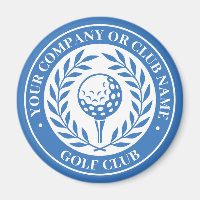Classic Golf Personalized Name Blue