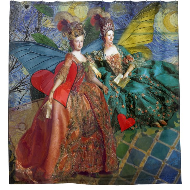 Classic Gothic Gemini Whimsical Butterfly Woman (Front)