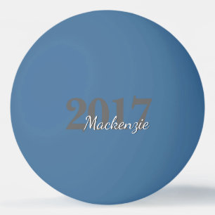 Classic Grad   Modern Black and White Simple Party Ping Pong Ball
