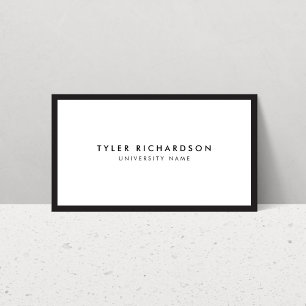 Classic Graduate Student Business Card