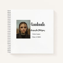 Classic graduation add photo name class year schoo