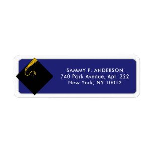 Classic Graduation Return Address Labels