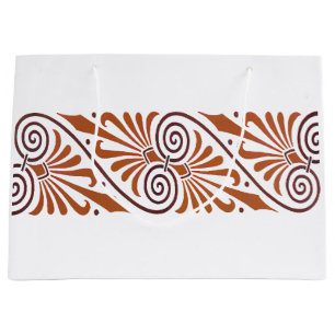 Classic Greek Elegance Neutral Large Gift Bag