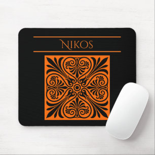 Classic Greek Inspired Personalized Mouse Pad
