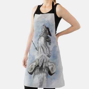 Classic greek statue Athena Apron