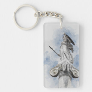 Classic greek statue Athena Keychain