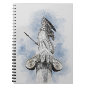 Classic greek statue Athena Notebook