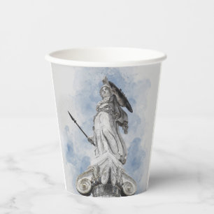 Classic greek statue Athena Paper Cups