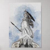 Classic greek statue Athena