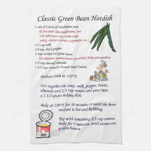 Classic Green Bean Hotdish Kitchen Towel