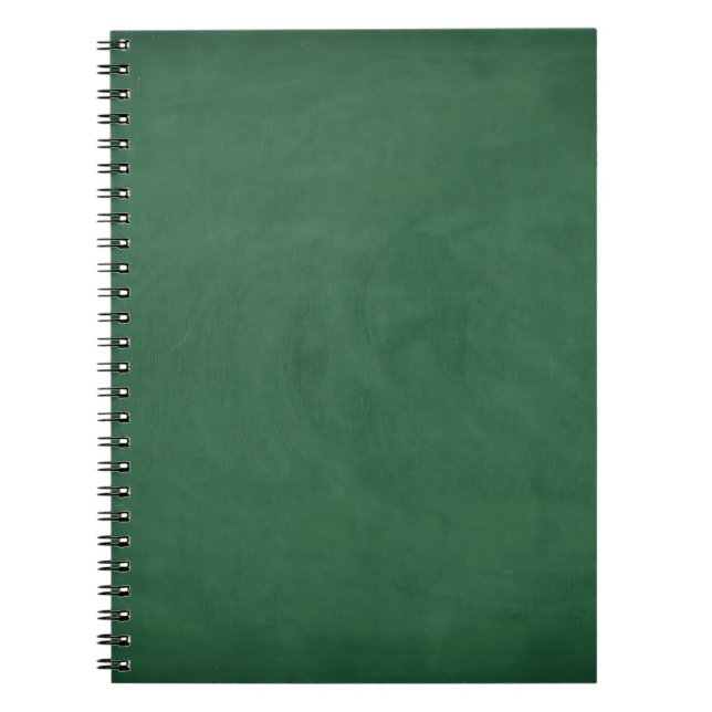 Classic Green Chalkboard Notebook (Front)