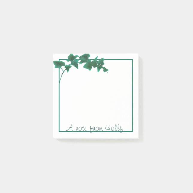 Classic Green English Ivy | nature lover gift  Post-it Notes (Front)