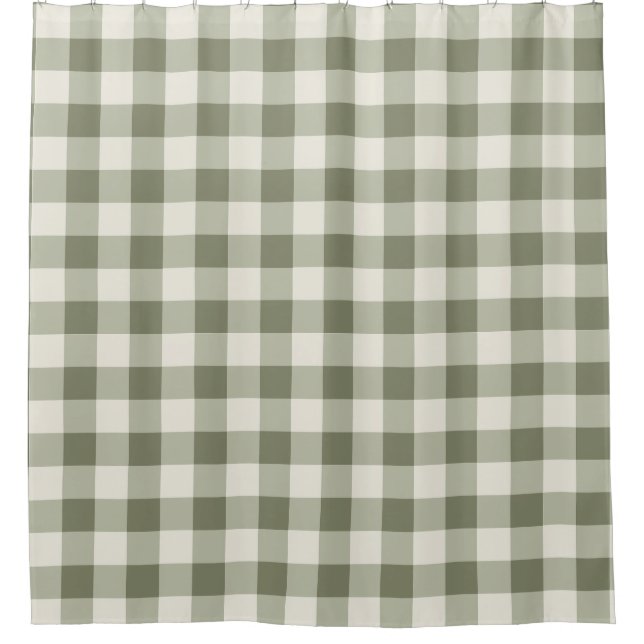 Classic Green Farmhouse Gingham Style (Front)