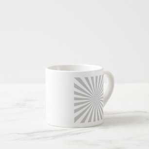 Classic Grey Burst Spinning Wheel Customize This! Espresso Cup