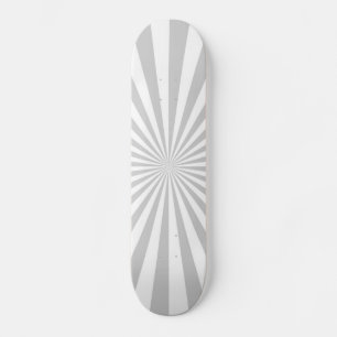 Classic Grey Burst Spinning Wheel Customize This! Skateboard