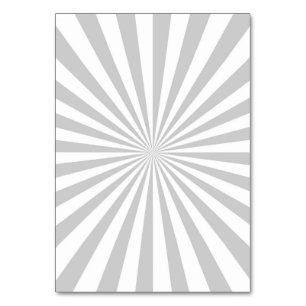 Classic Grey Burst Spinning Wheel Customize This! Table Number