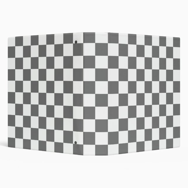Classic grey chequerboard binder (Background)