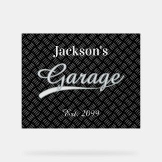 Classic Grey Grey Garage Acrylic Sign