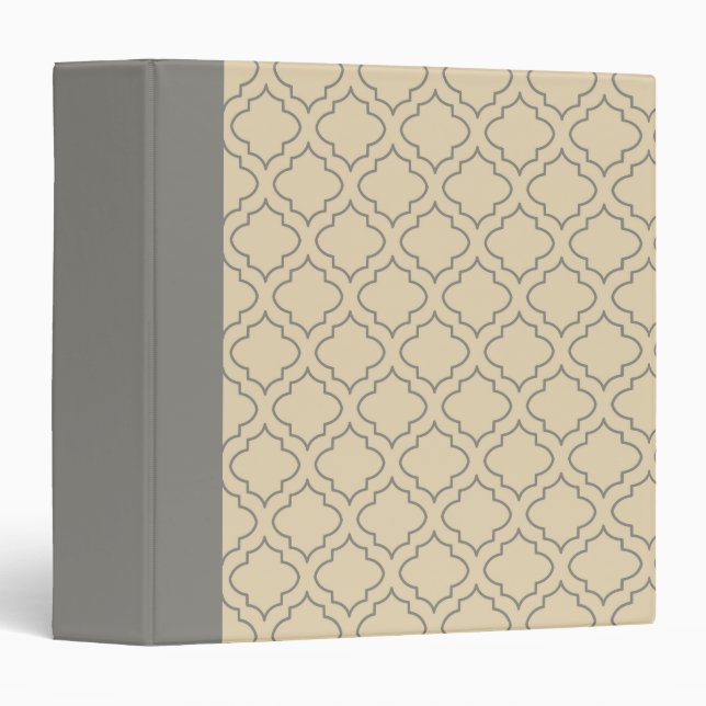 Classic Grey Organizer Binder (Front/Spine)