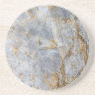 Classic Grey Quartz Crystal Coaster