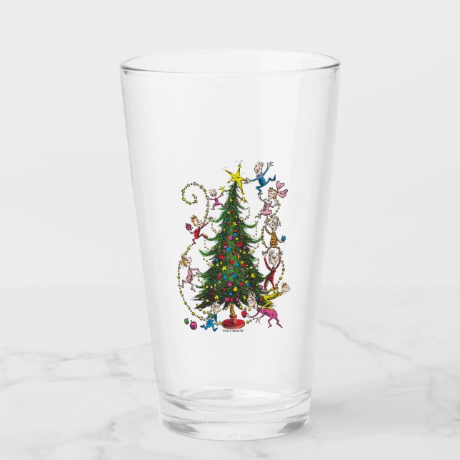 Classic Grinch | Christmas Tree Glass (Front)