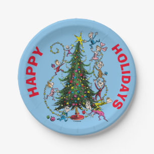 Classic Grinch   Christmas Tree Paper Plate
