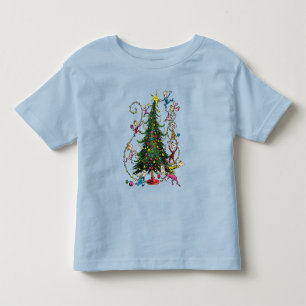 Classic Grinch   Christmas Tree Toddler T-shirt