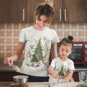 Classic Grinch Christmas Tree Tri-Blend Shirt