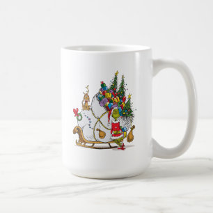 Classic Grinch Grinch & Max with Sleigh Coffee Mug