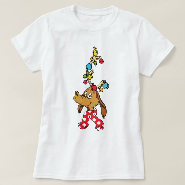 Classic Grinch | Max - Happy Wholidays T-Shirt (Design Front)