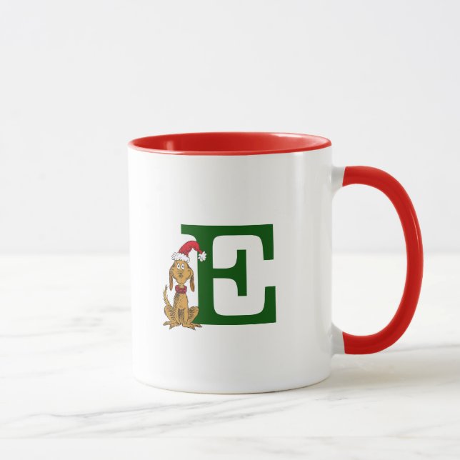 Classic Grinch Max | Monogram E Mug (Right)