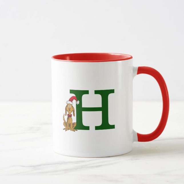 Classic Grinch Max | Monogram H Mug (Right)