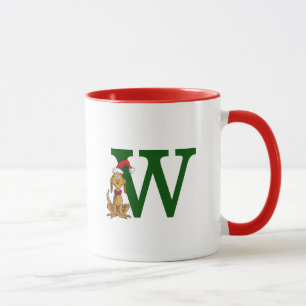 Classic Grinch Max   Monogram W Mug