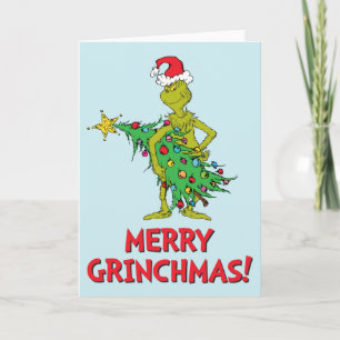 Classic Grinch Naughty Holiday Card