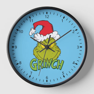 Classic Grinch   Naughty or Nice Clock