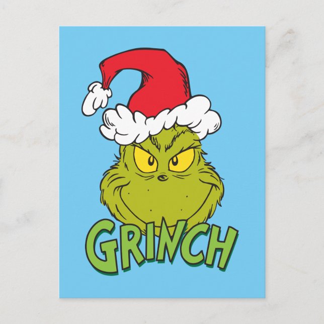 Classic Grinch | Naughty or Nice Holiday Postcard (Front)