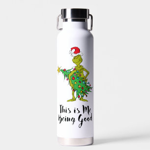 Classic Grinch   Naughty Water Bottle