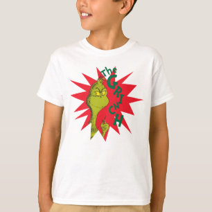 Classic Grinch   Red Starburst T-Shirt