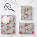 Classic Grinch | Will Work for Who Hash Quote Wrapping Paper Sheet<br><div class="desc">The holidays will not be complete without Grinch!  HOW Grinch STOLE CHRISTMAS is a classic story of a town called Who-ville and how the Christmas spirit can melt even the coldest of hearts.</div>