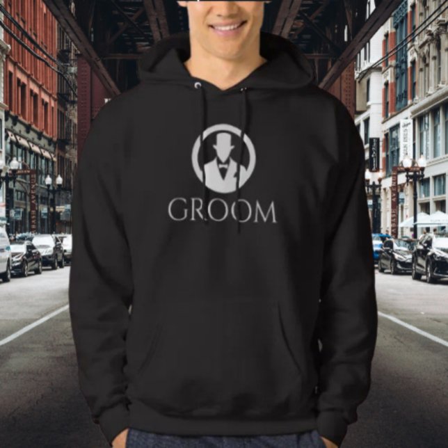 Classic Groom Wedding Hoodie (Creator Uploaded)