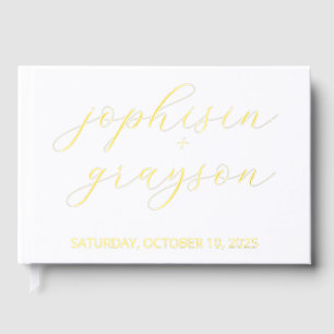 Classic Guestbook, Modern Wedding Guest Book