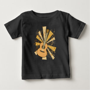 Classic Guitar and Music Baby T-Shirt