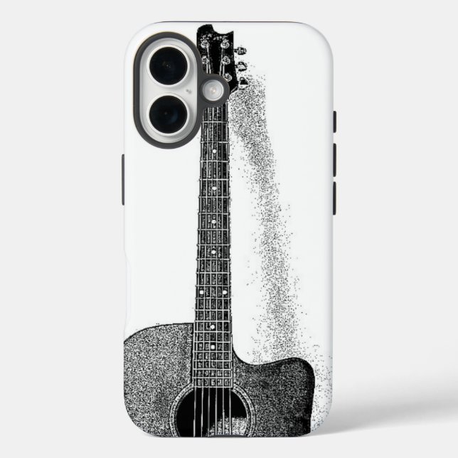 Classic Guitar Case-Mate iPhone Case (Back)