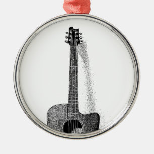 Classic Guitar Metal Ornament