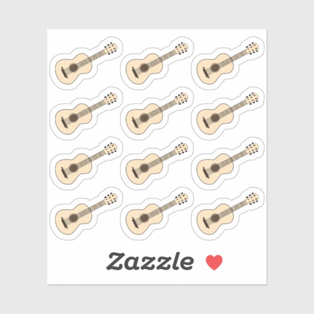 Classic Guitar Music Lesson Reminder Bujo Planner (Sheet)