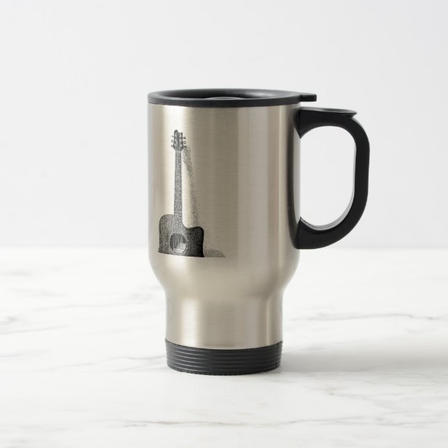 Classic Guitar Travel Mug (Right)