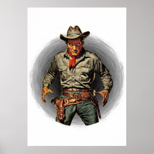 Classic Gunslinger Poster