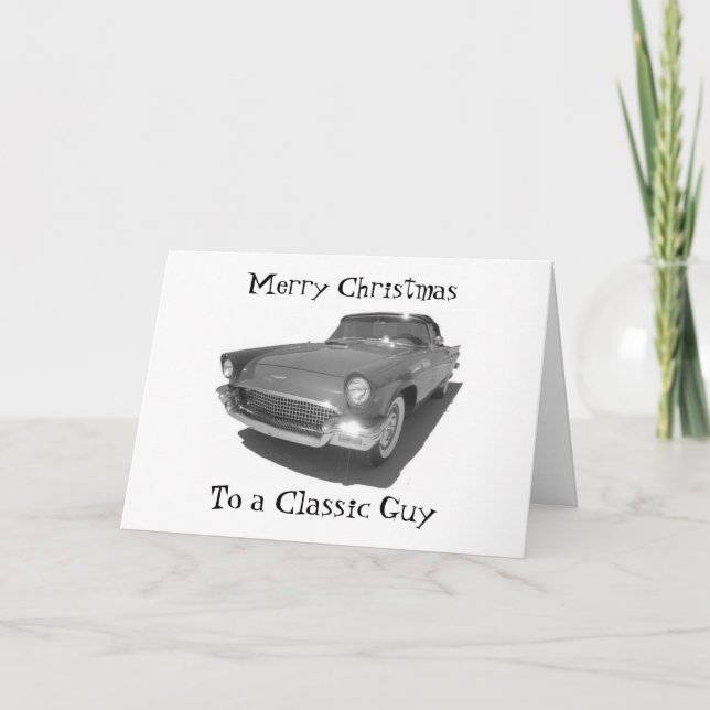 CLASSIC GUY-FROM CLASSIC GAL HOLIDAY CARD (Front)